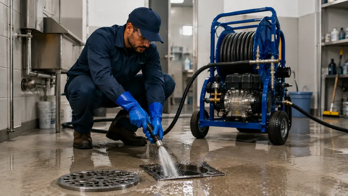 Floor Drain Hydro Jet Cleaning in Buena Park
