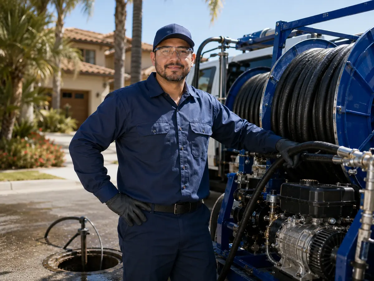 Hydro jet sewer cleaning in Buena Park