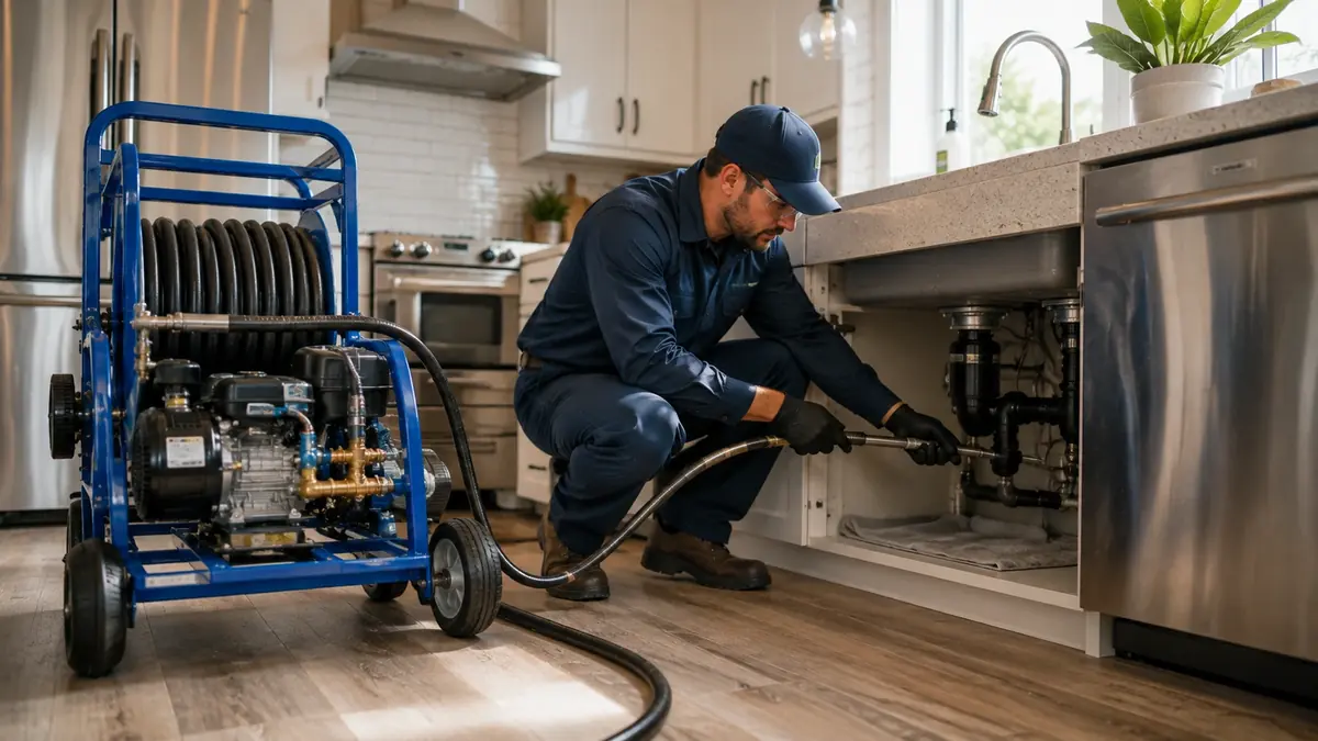 Kitchen Drain Hydro Jetting in Buena Park
