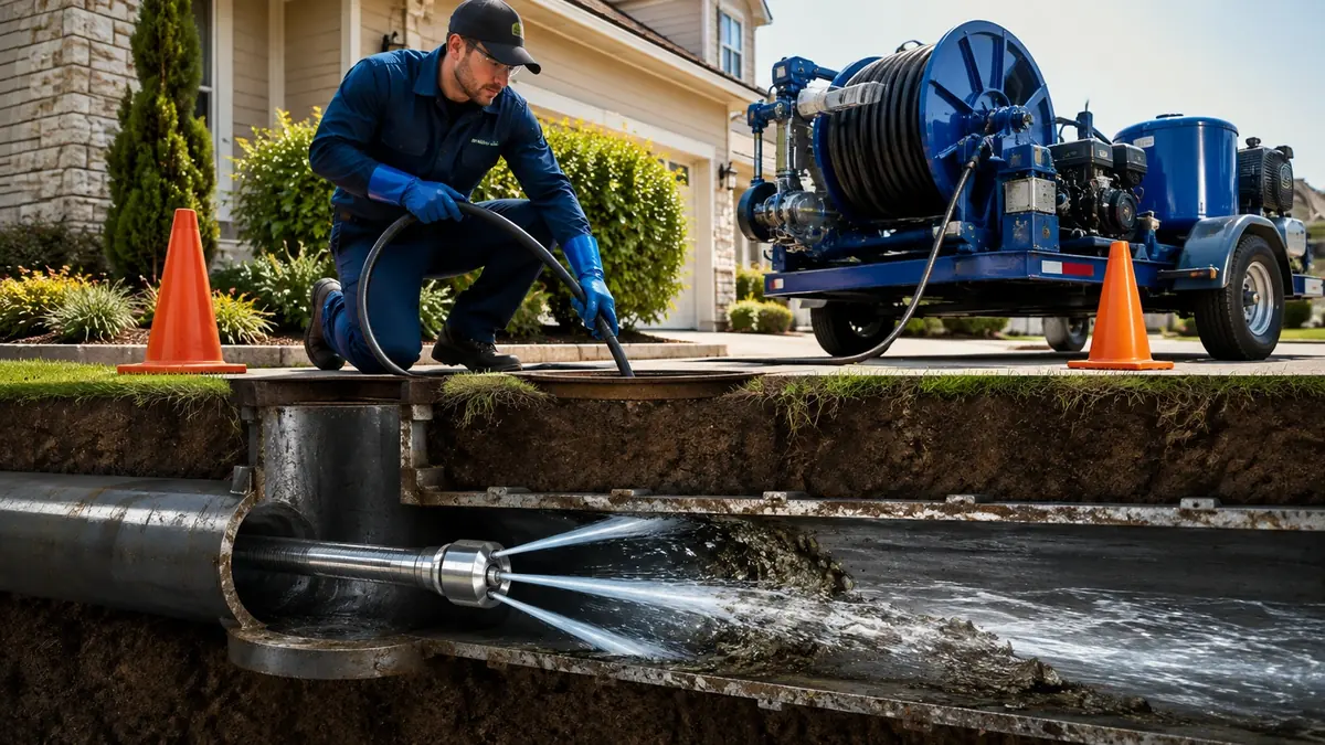 Main Sewer Line Hydro Jet Cleaning in Buena Park